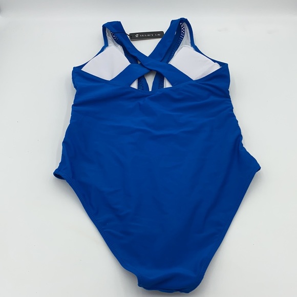 Tempt Me Ladies One Piece Sexy Mesh Hollow Out Bathing Suit Size Medium - Picture 12 of 12